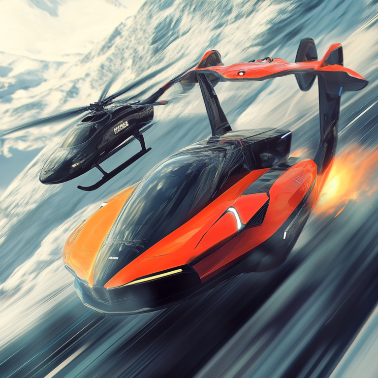 eVTOL racing helicopter